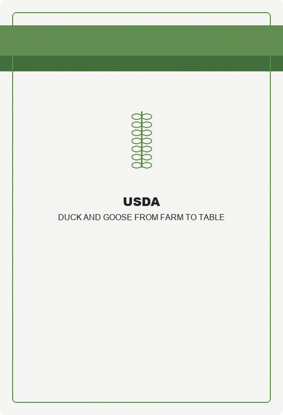 USDA - Duck & Goose